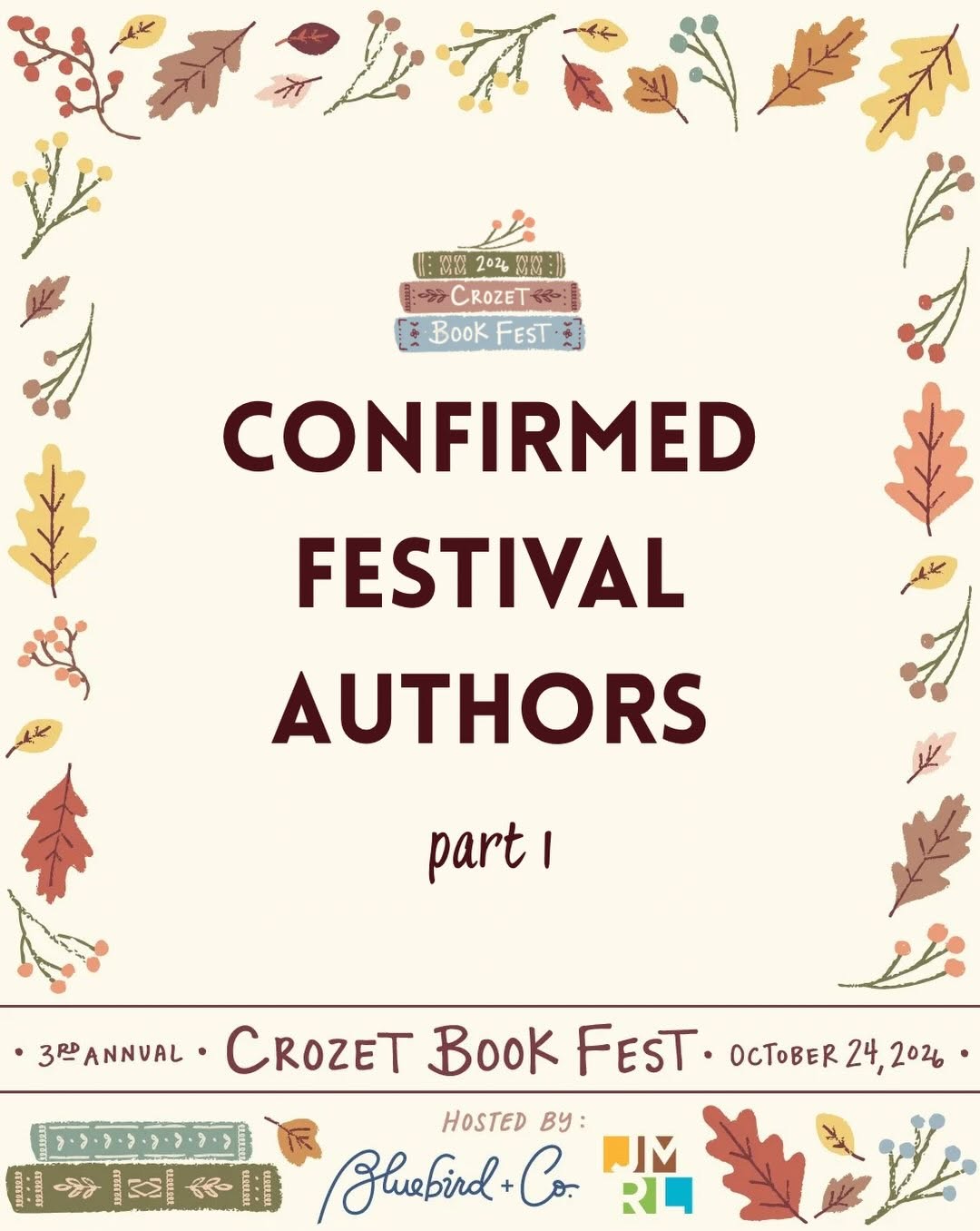 Crozet Book Fest: Author Announcements