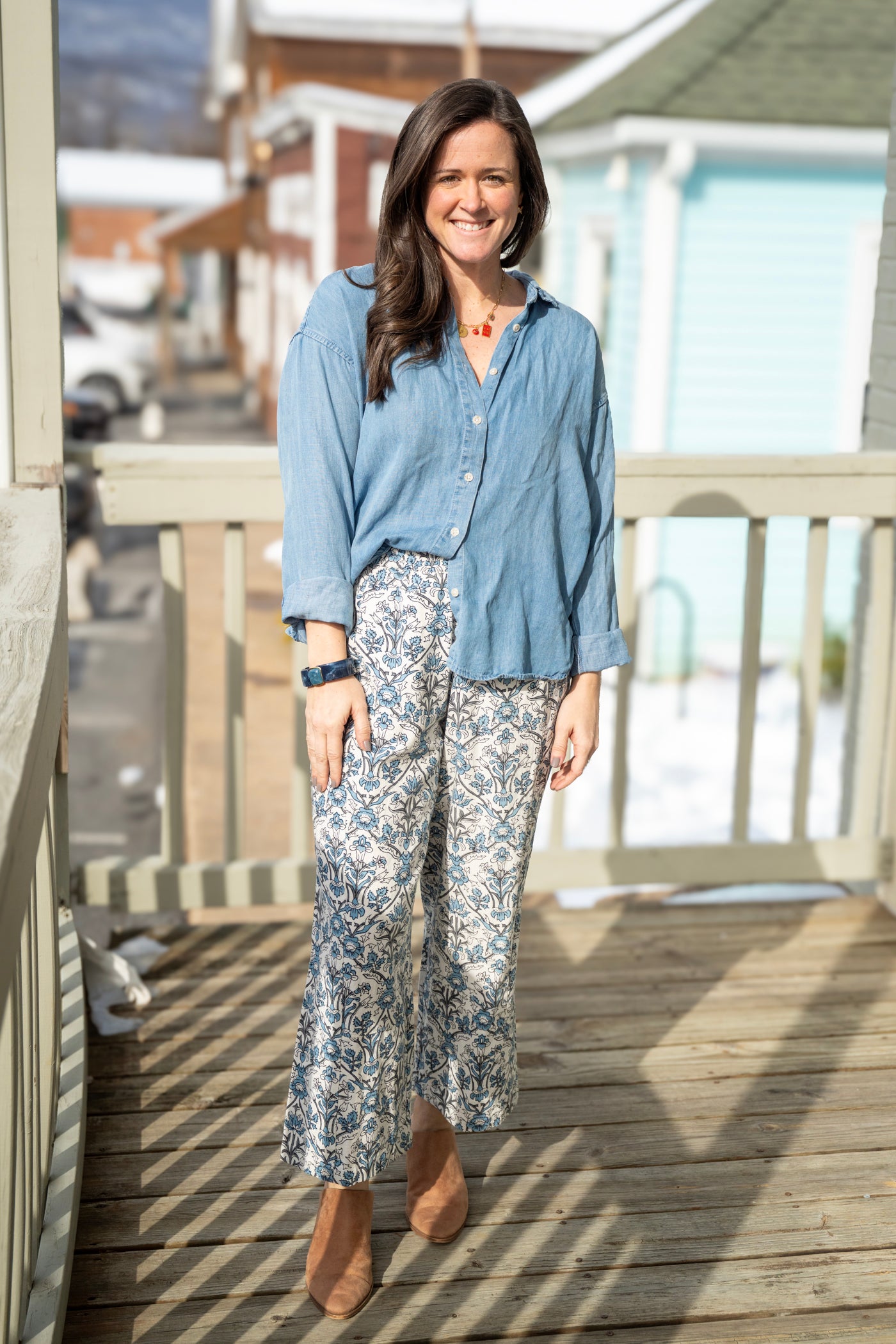 Toile Barrel Pants