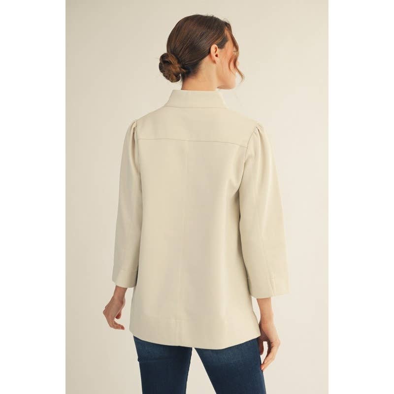 The Eleanor Stand Collar Tunic
