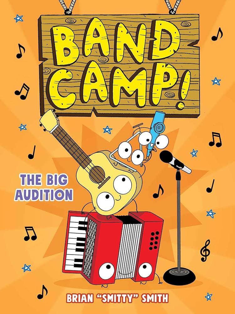 Band Camp! 4: The Big Audition (Band Camp! #4)(A Little Bee Graphic Novel Series for Kids) cover image