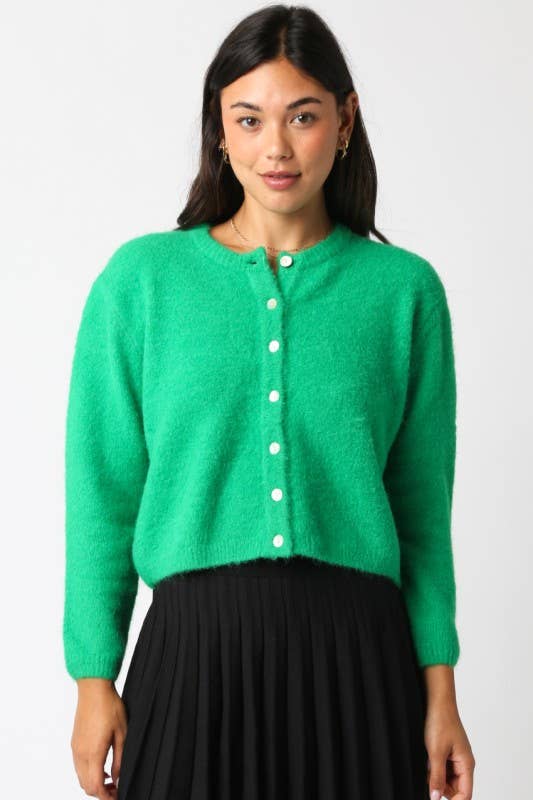The Lucy Button Knit Top