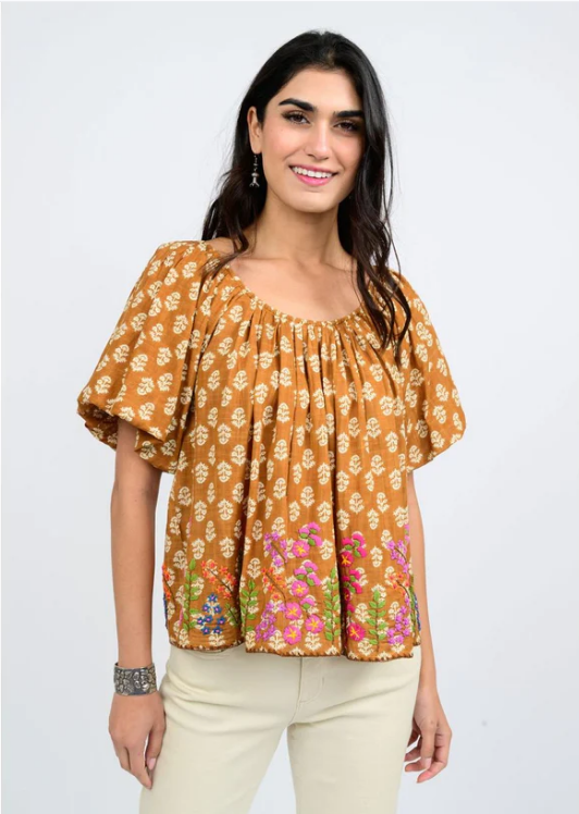 Garden of Flowers Top