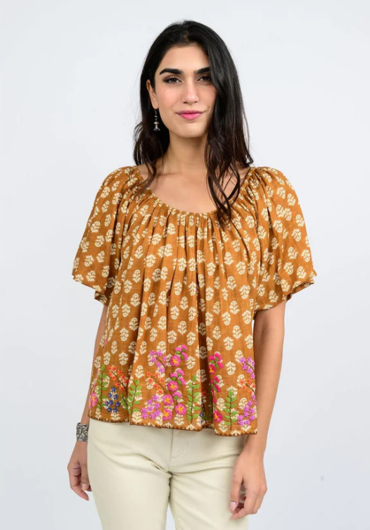 Garden of Flowers Top
