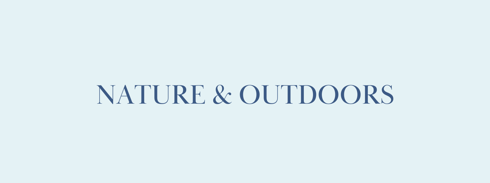 Outdoor Enthusiasts