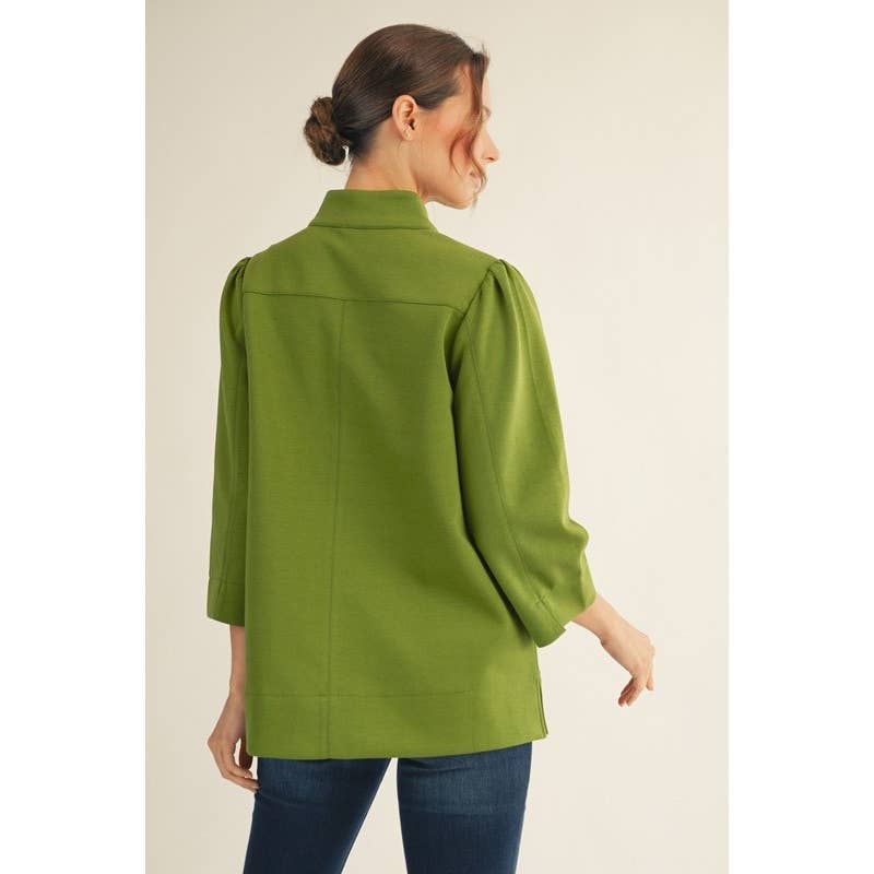 The Eleanor Stand Collar Tunic