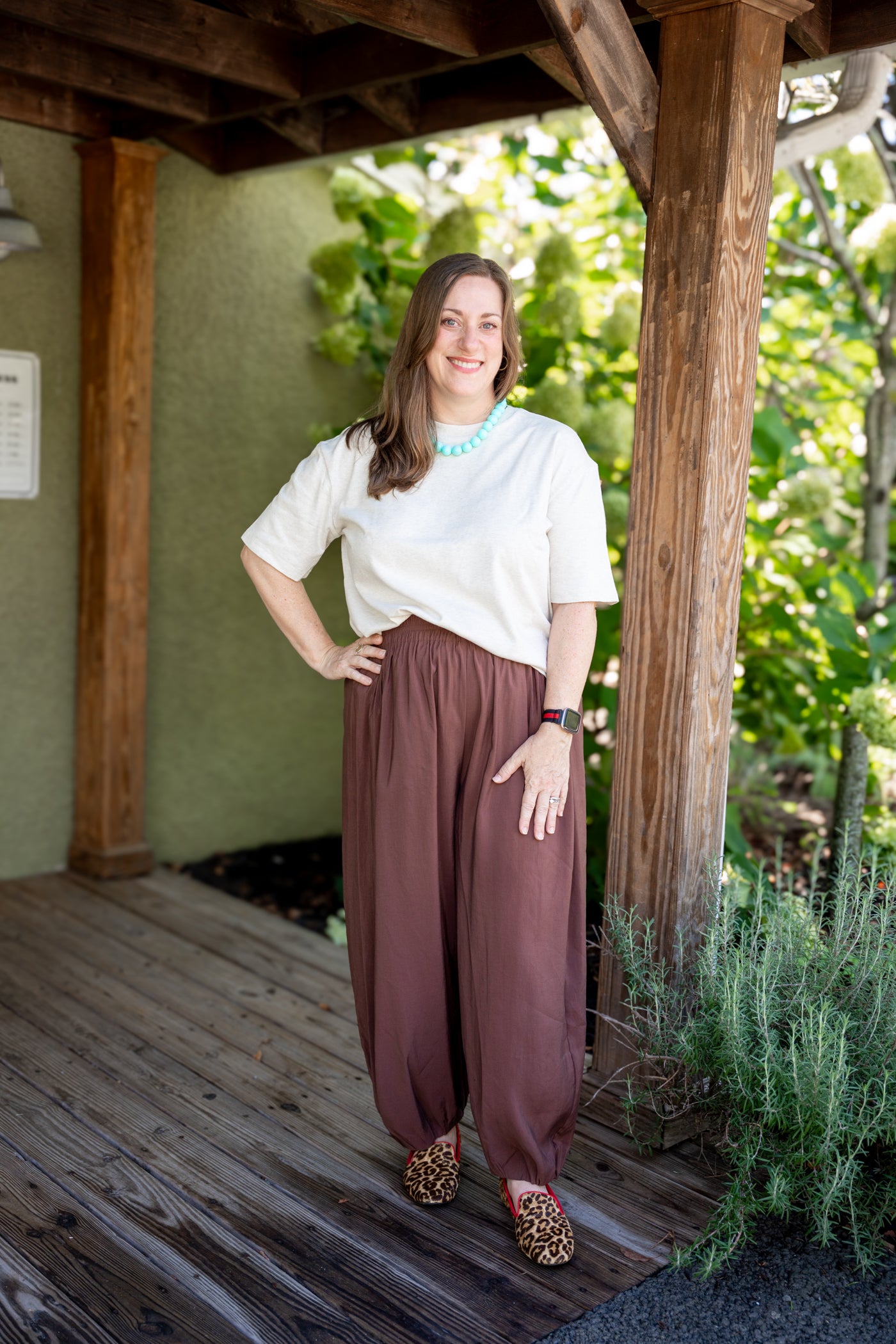 Chocolate Brown Balloon Pants