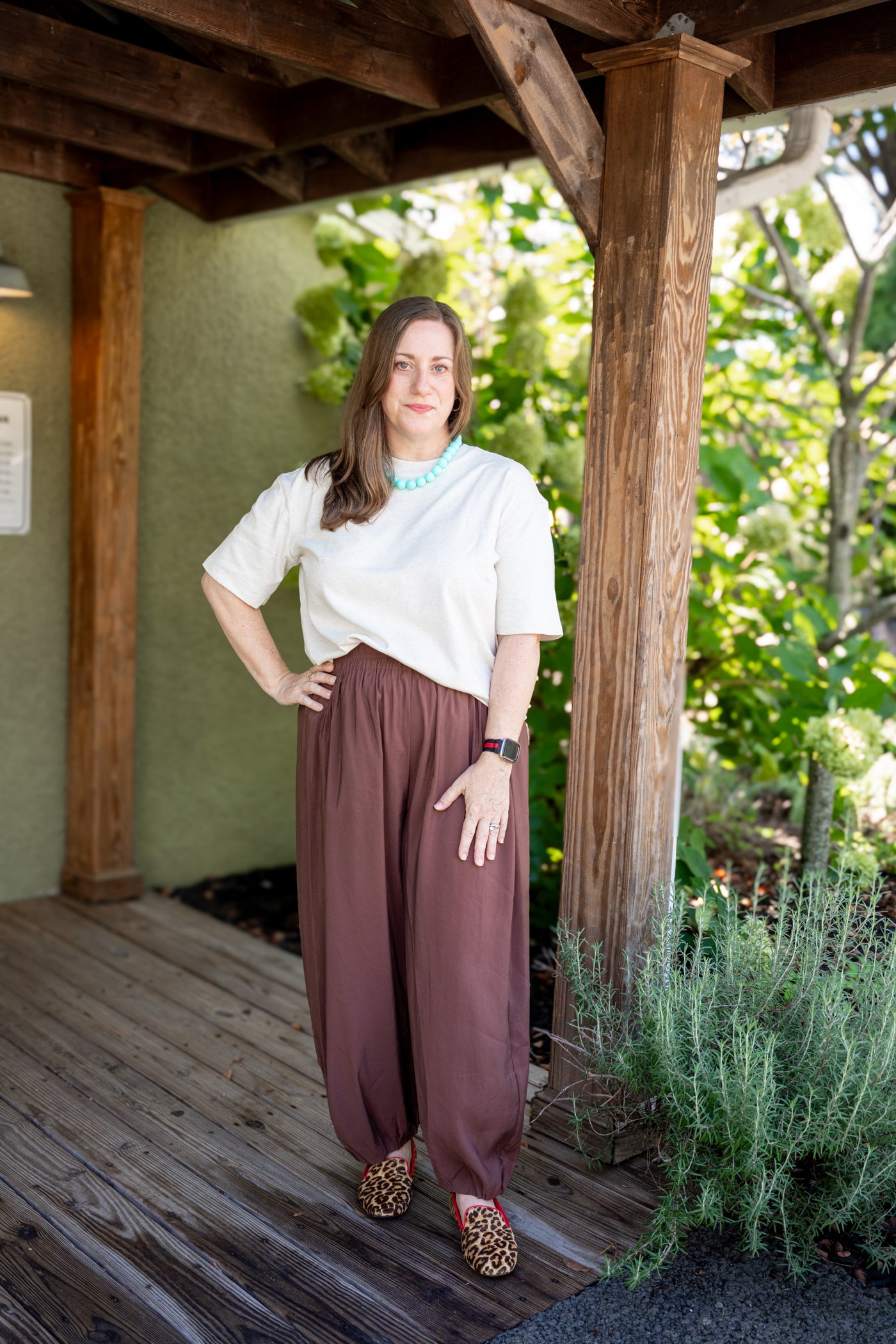 Chocolate Brown Balloon Pants