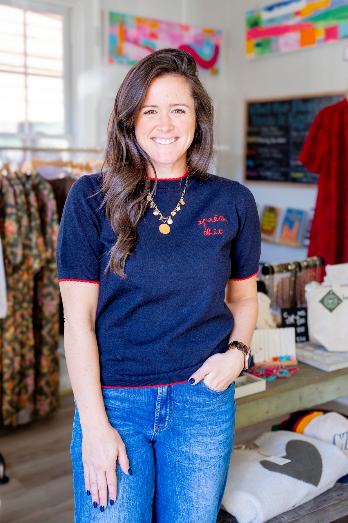 Après Chic Short Sleeve Sweater