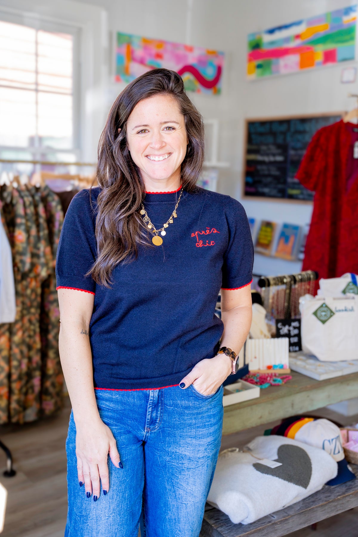 Après Chic Short Sleeve Sweater