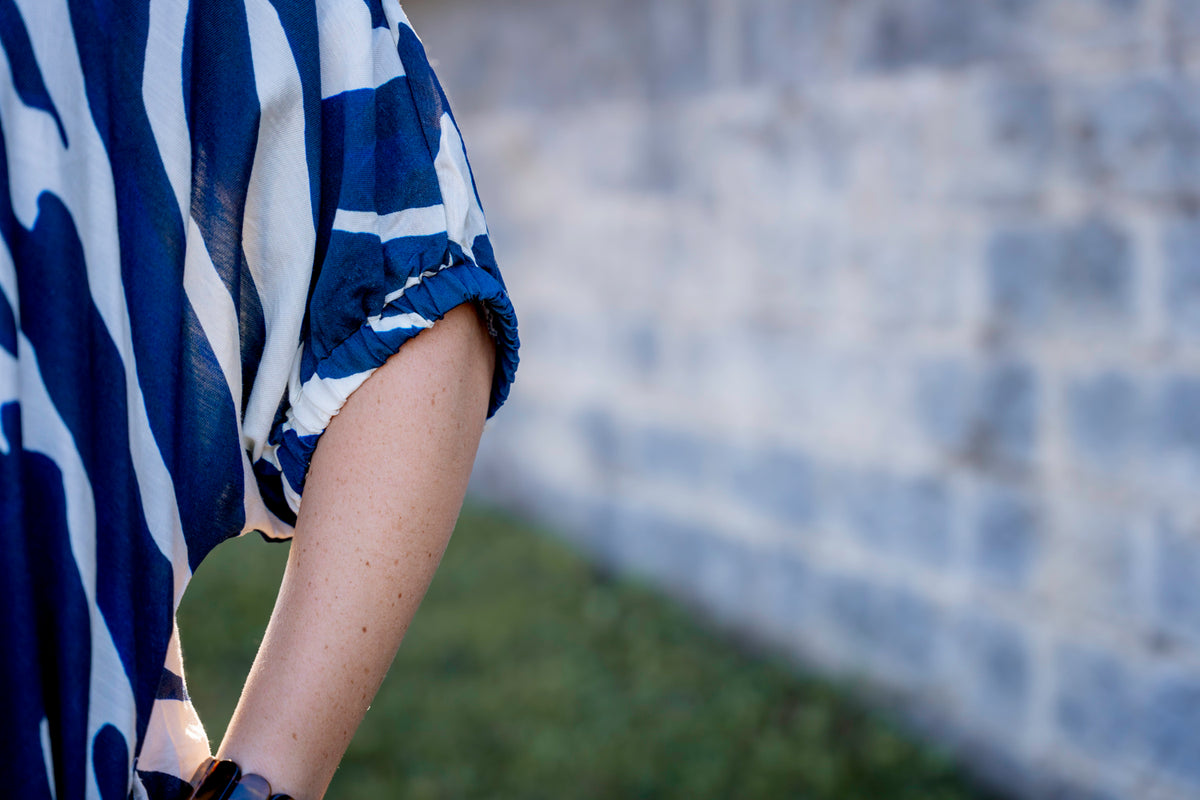 Navy Relaxed Maxi Dress