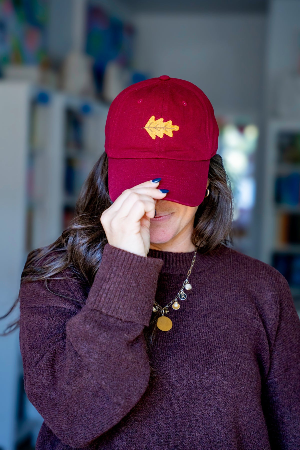 Crozet Book Fest 2026 Burgundy Hat