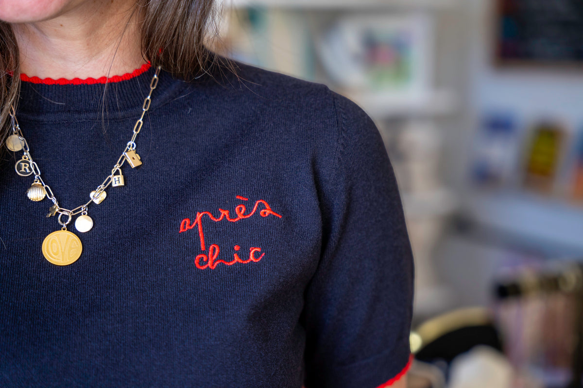 Après Chic Short Sleeve Sweater
