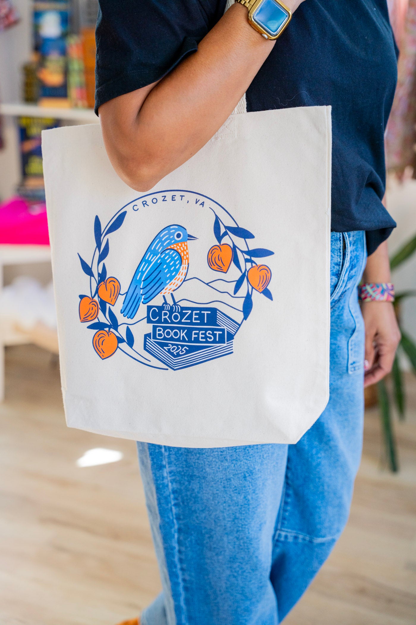 Crozet Book Fest Tote Bag