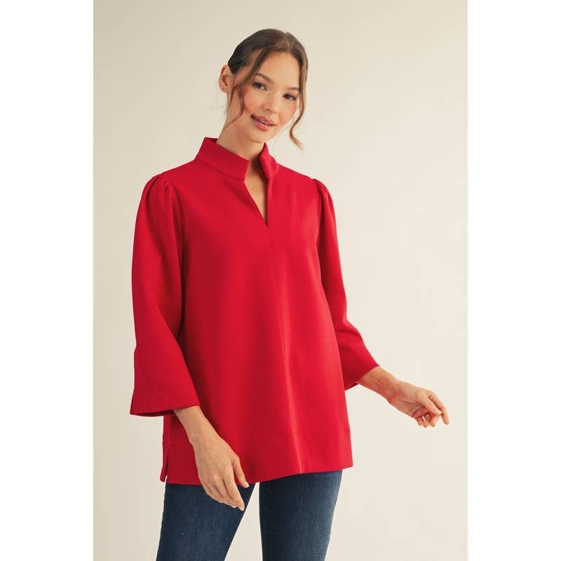 The Eleanor Stand Collar Tunic