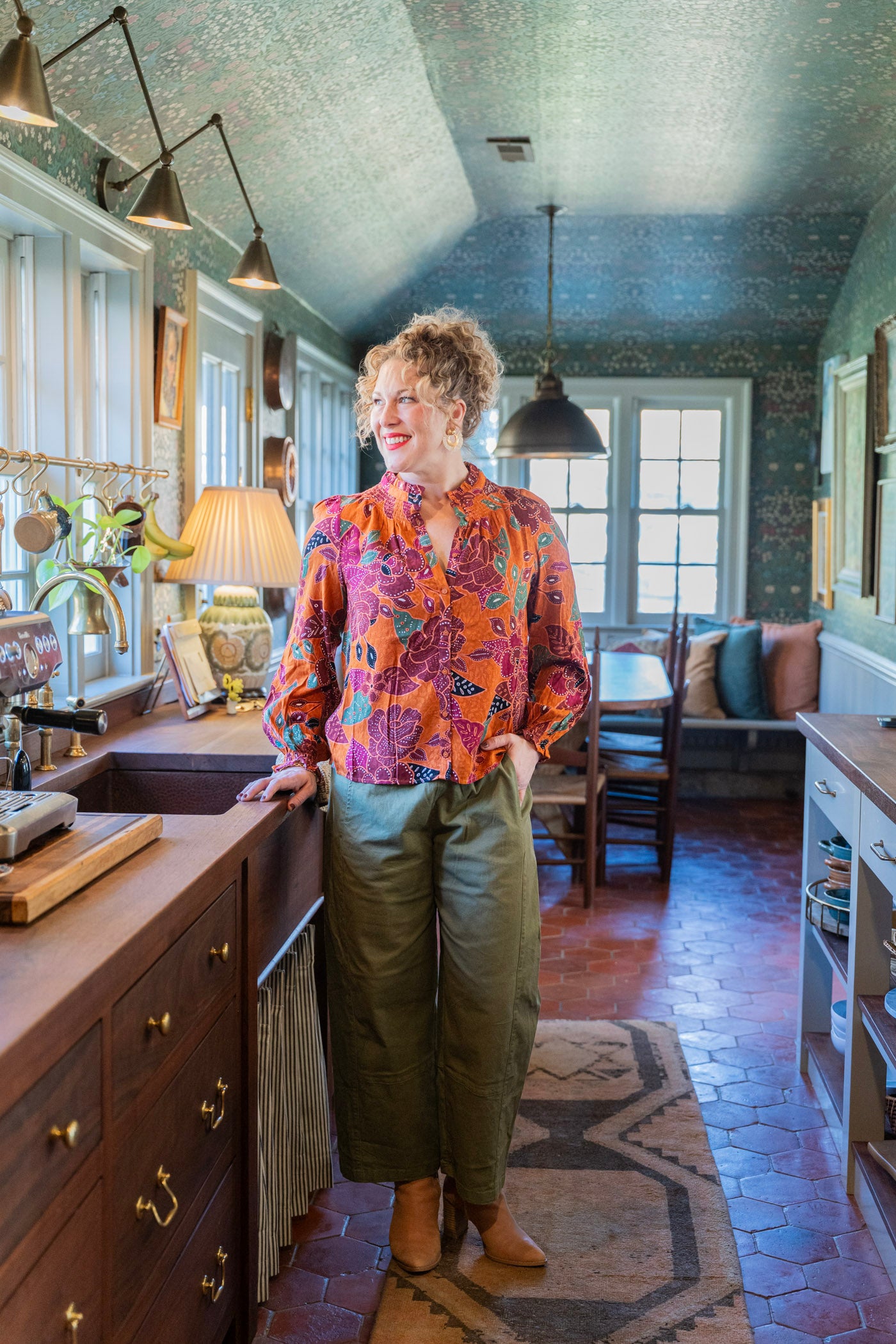 The Marven Merlie Button Down Top