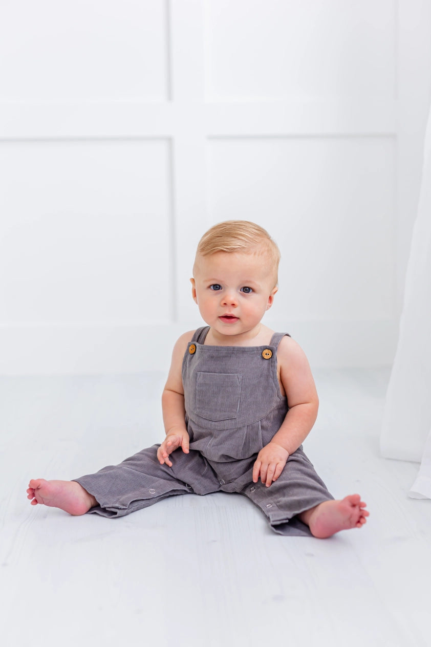 Navy Cord Overall