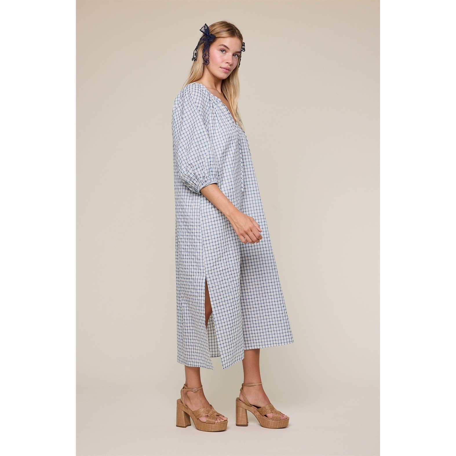 Willow Breeze Check Dress