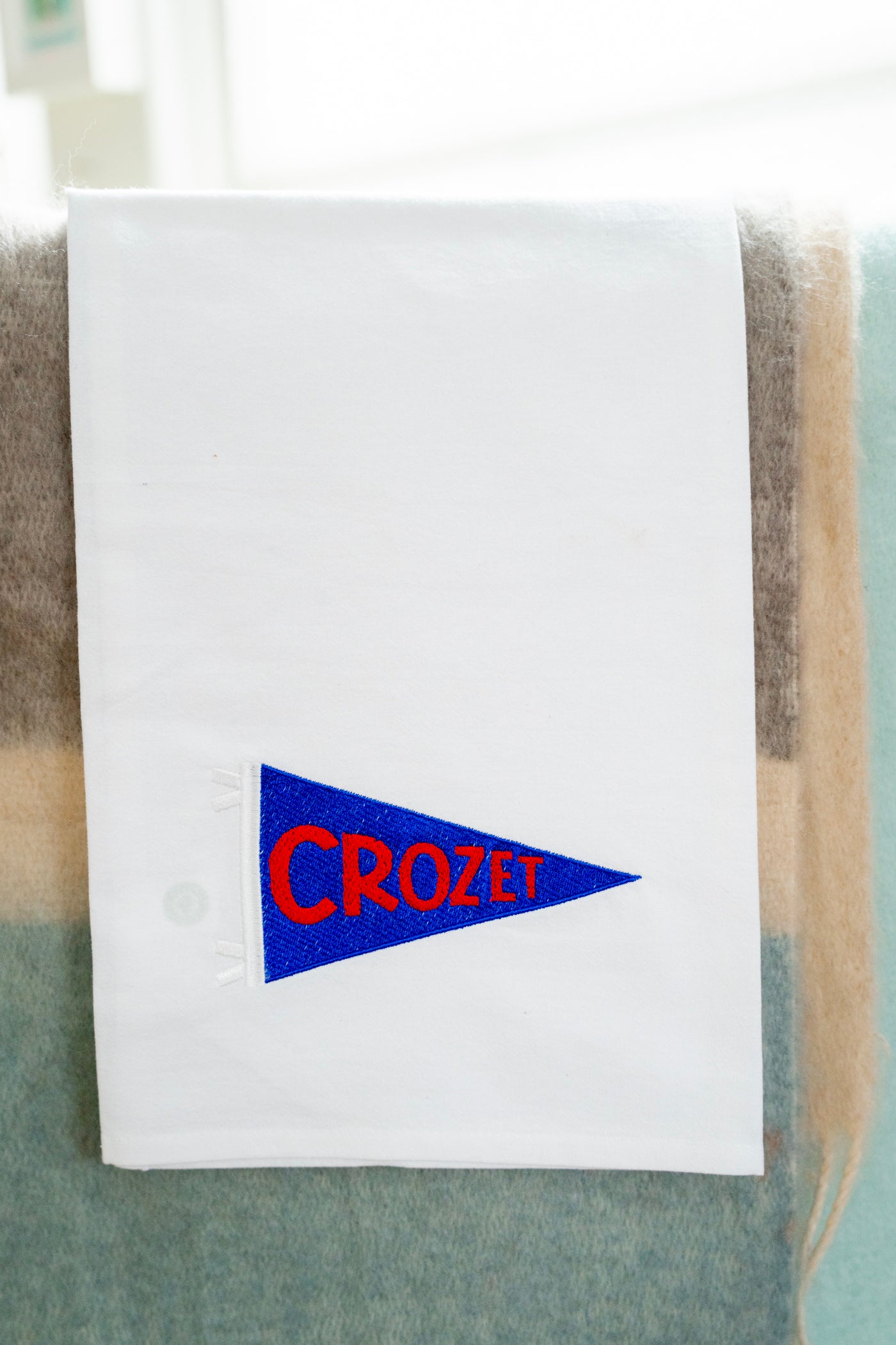 Crozet Pennant Flag Tea Towel