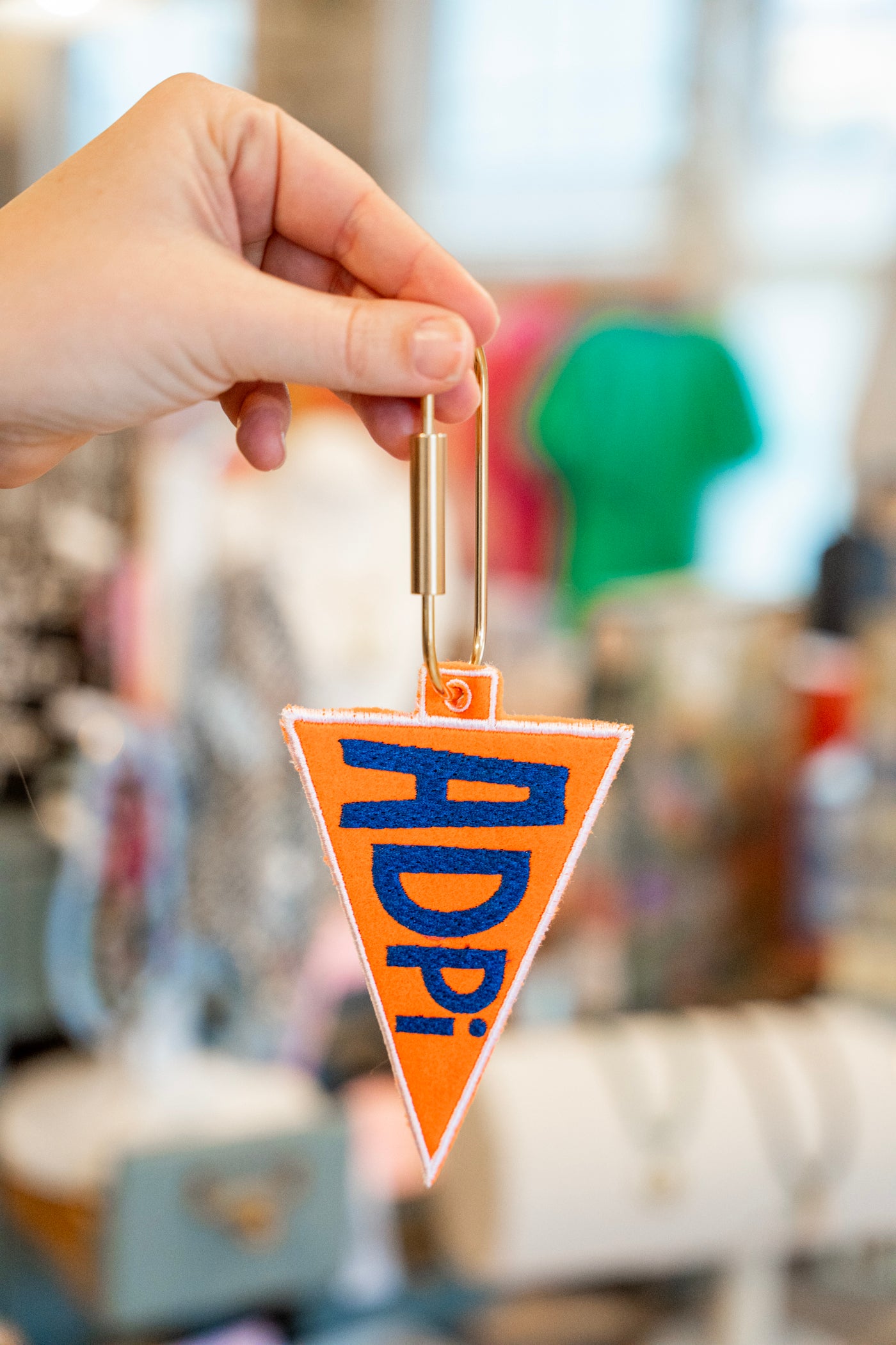 Custom Pennant Flag Key Chain