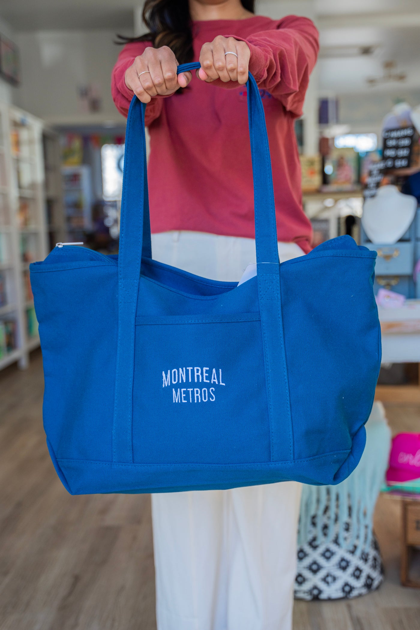 Montreal Metros Embroidered Tote
