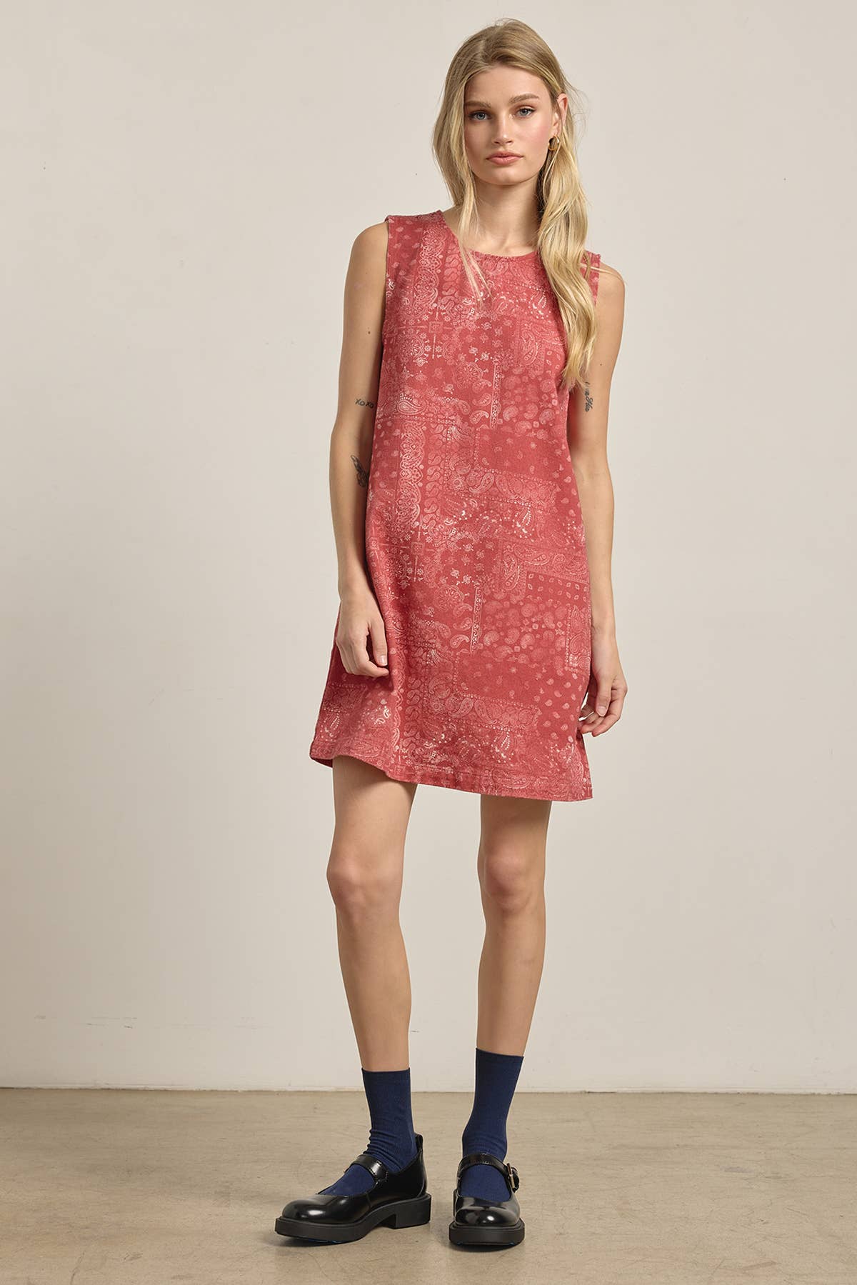 The Bandana Print Shift Dress