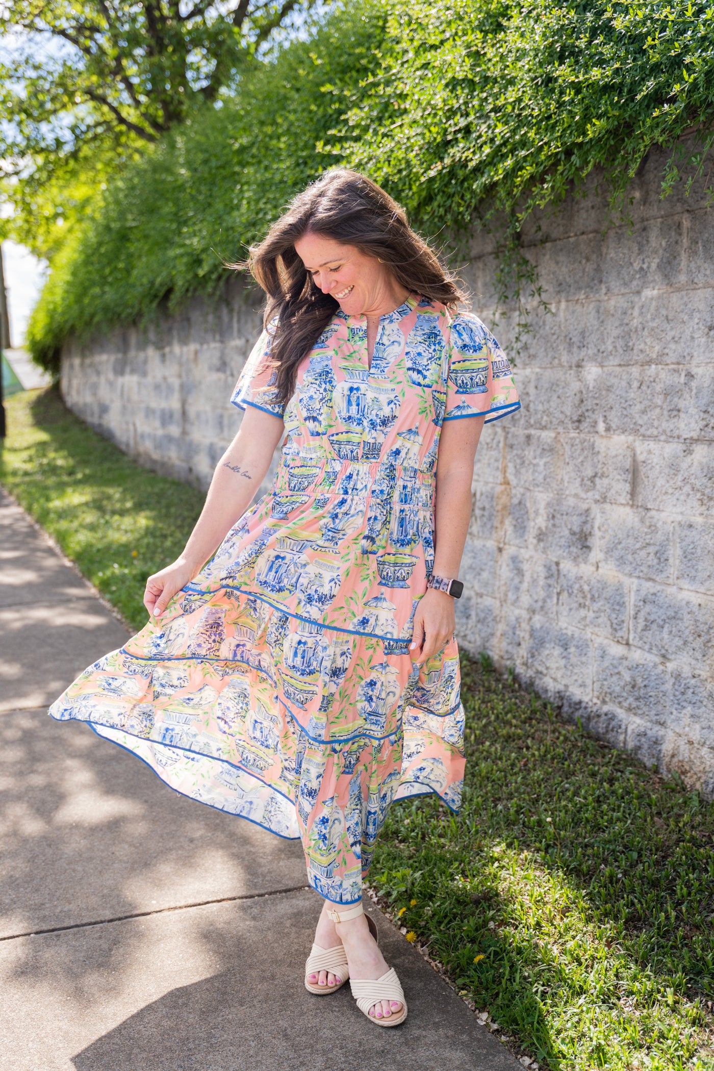 Eden Charm Midi Dress