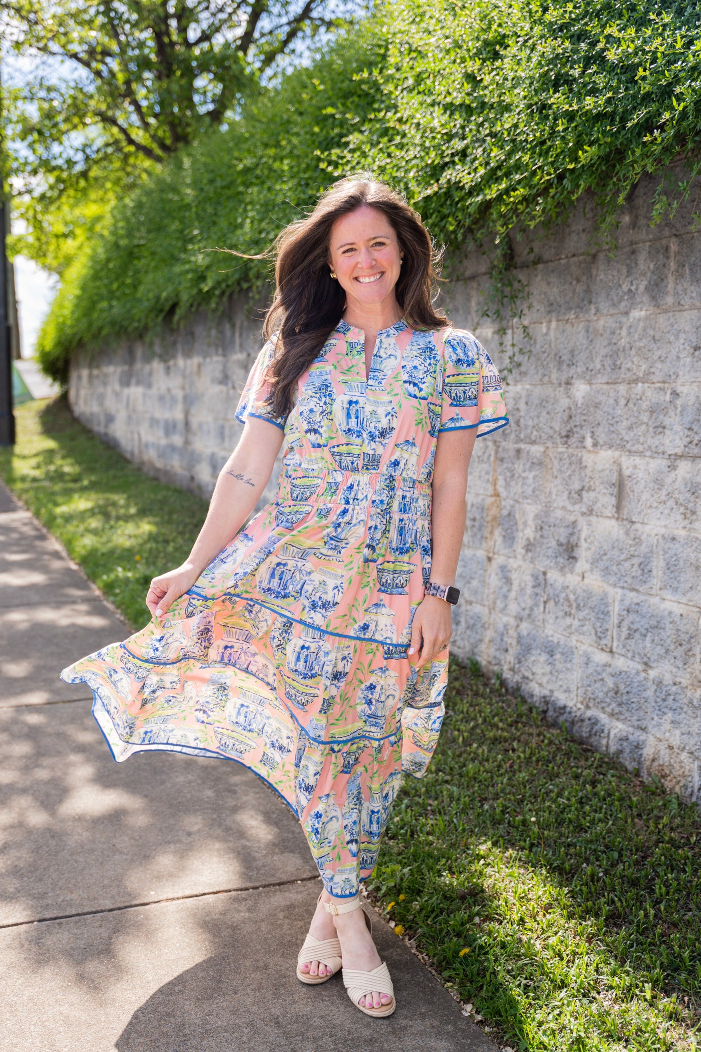 Eden Charm Midi Dress