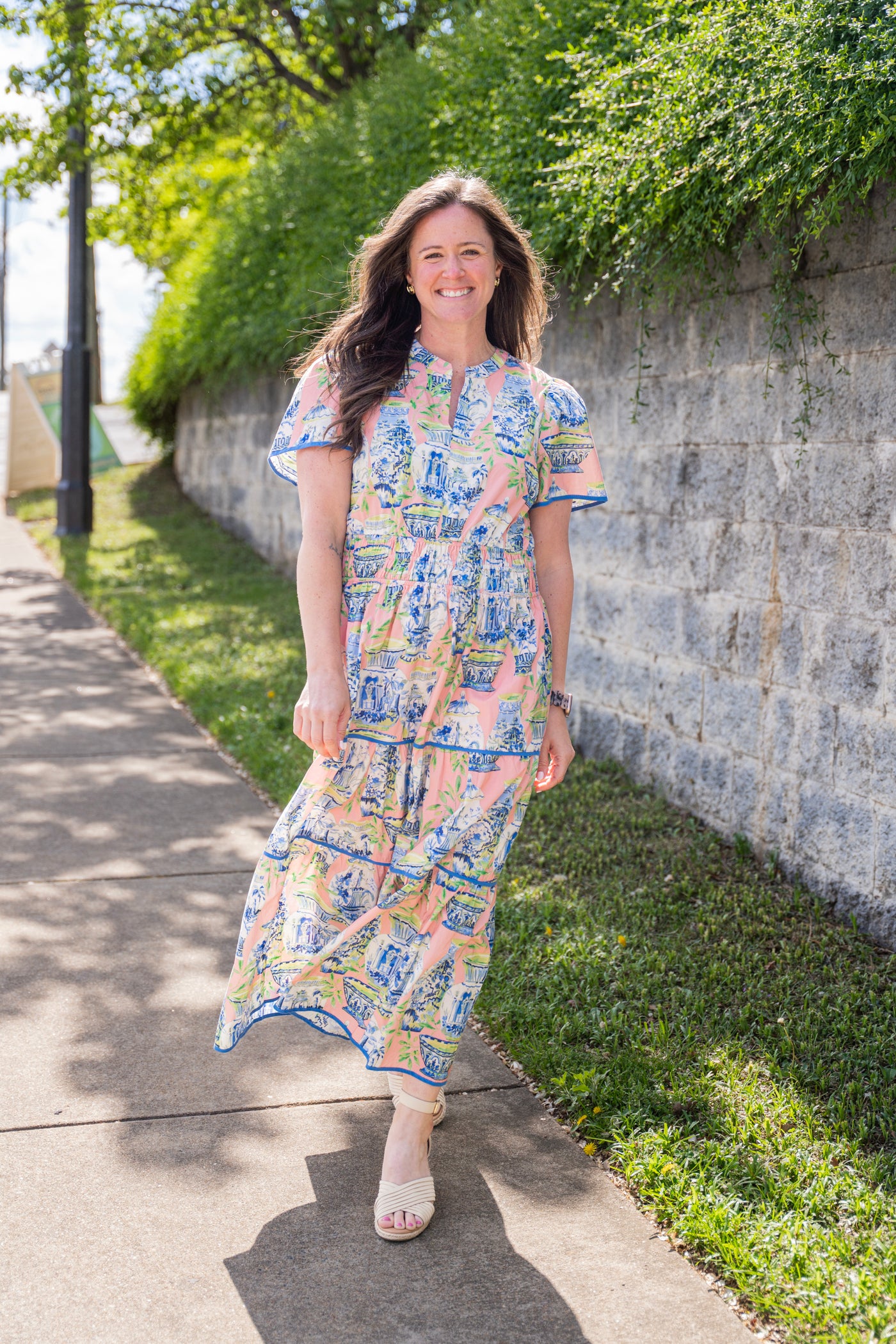 Eden Charm Midi Dress