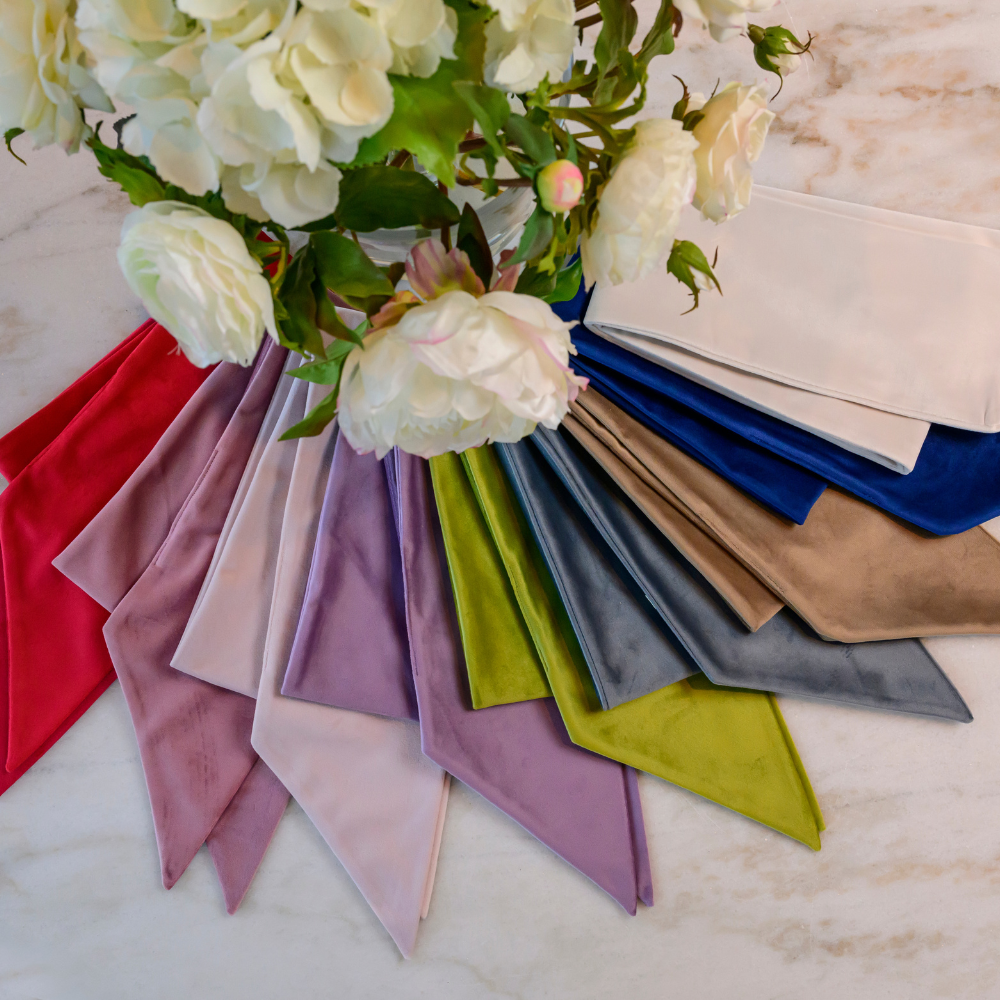 Velvet Bow Wreath Sash