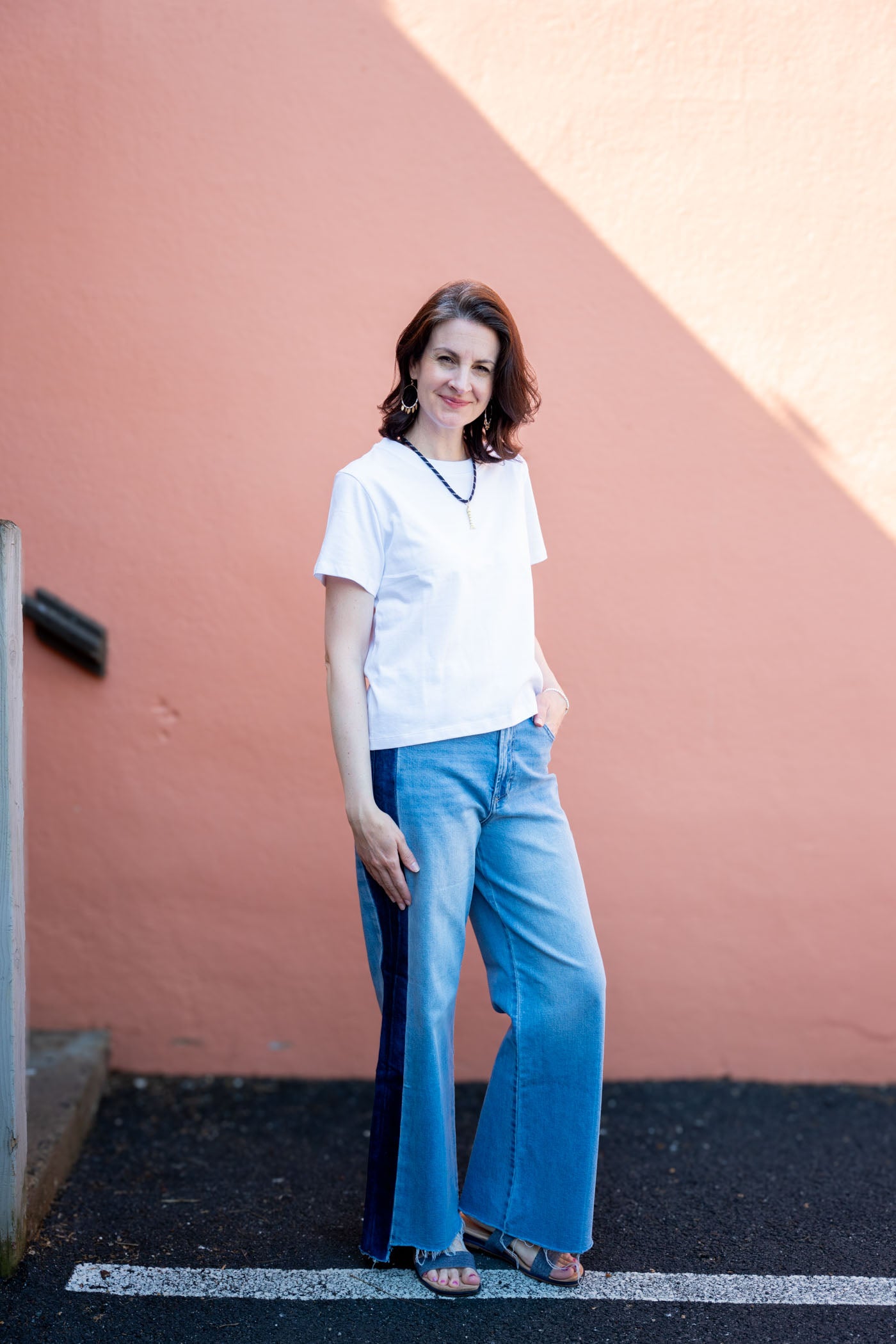 Fiona Wide Leg Jeans / Tana