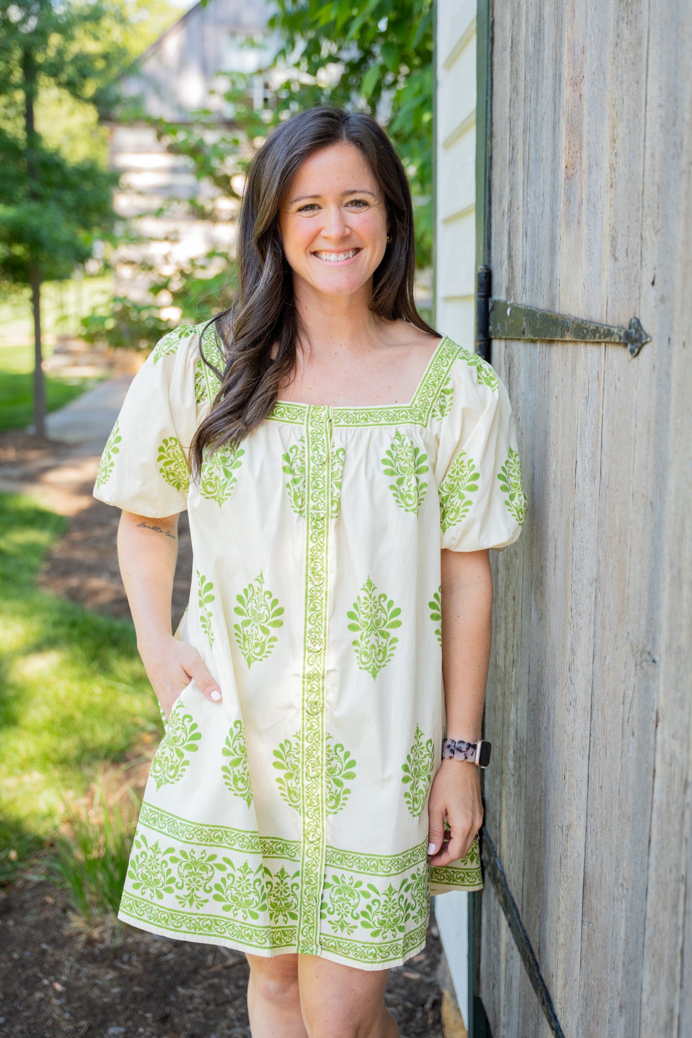 Green Goddess Mini Dress