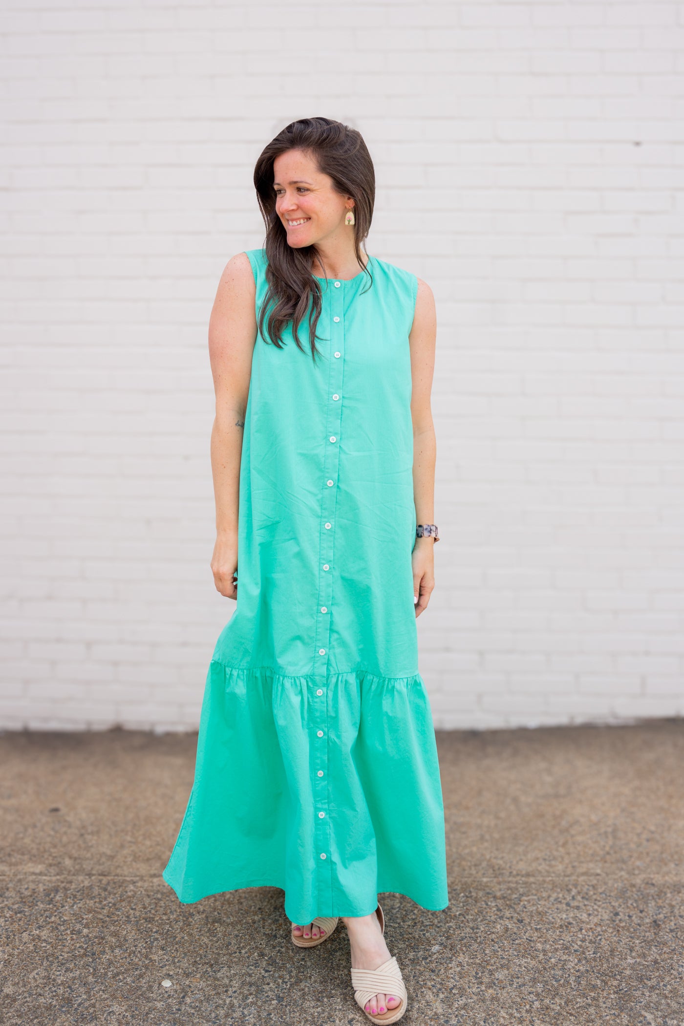 The Pistachio Maxi Dress
