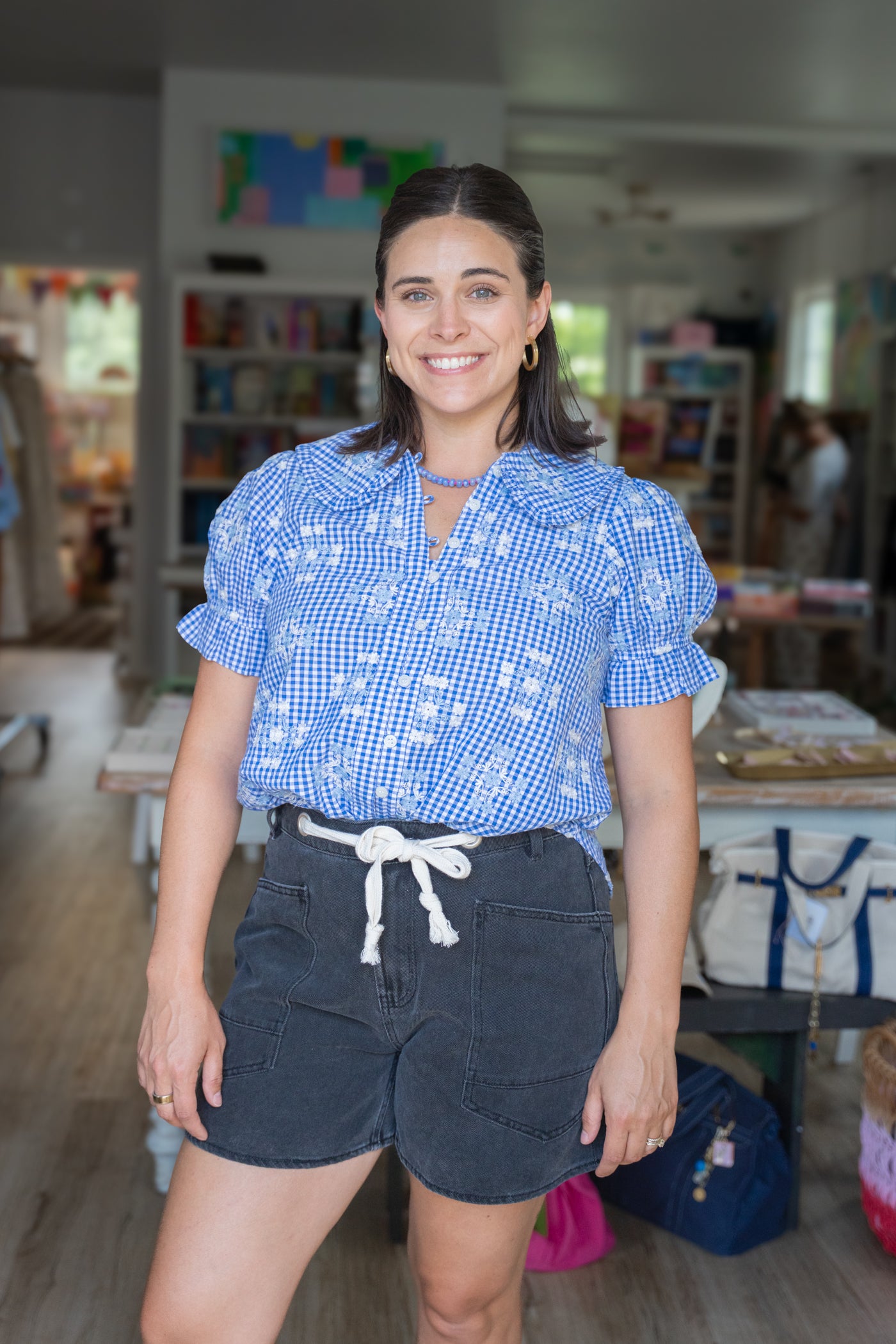 Ditsy Poet Top