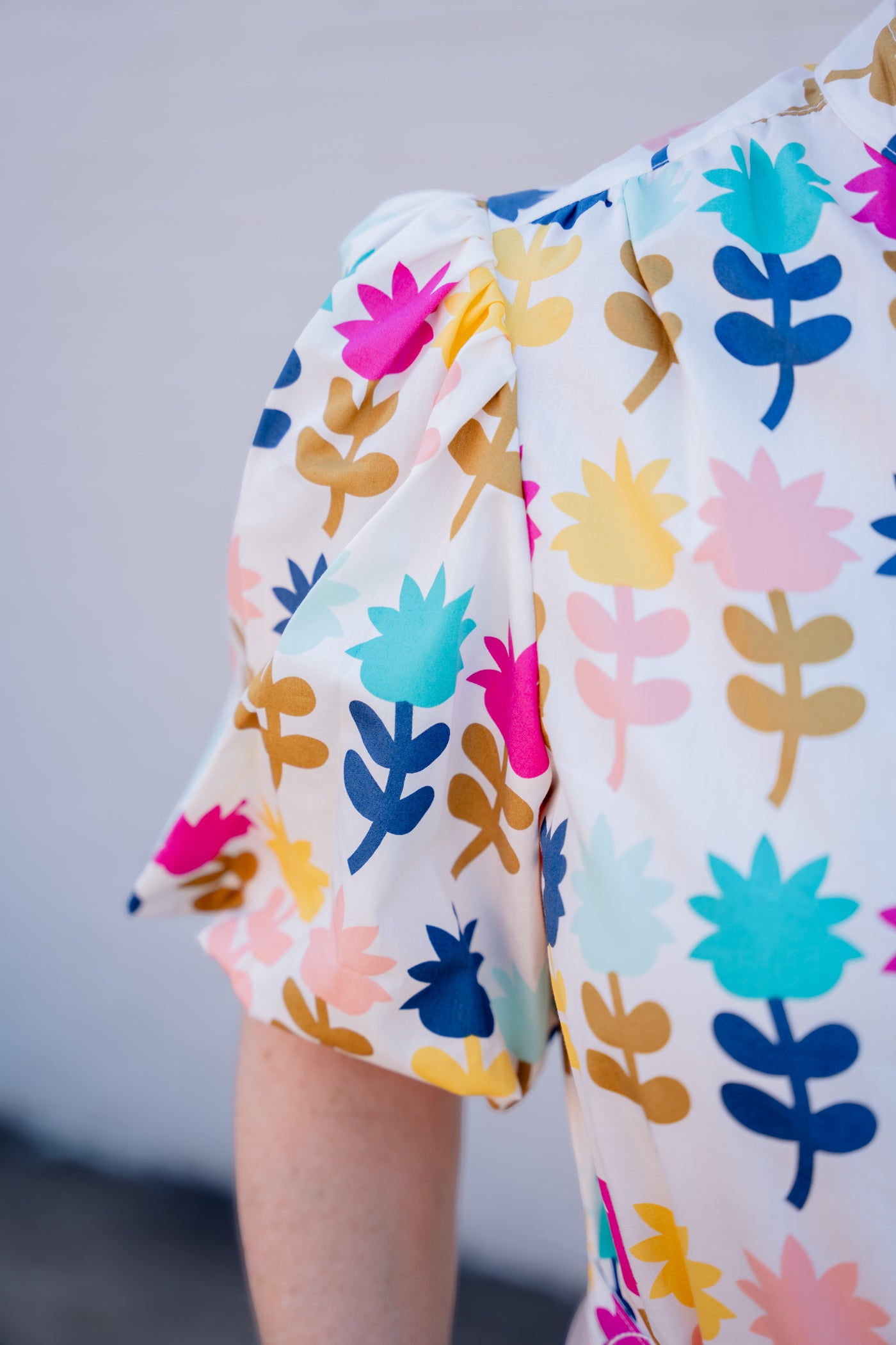 Tulips in a Row Mini Dress