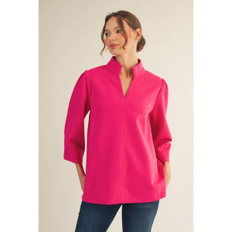 The Eleanor Stand Collar Tunic