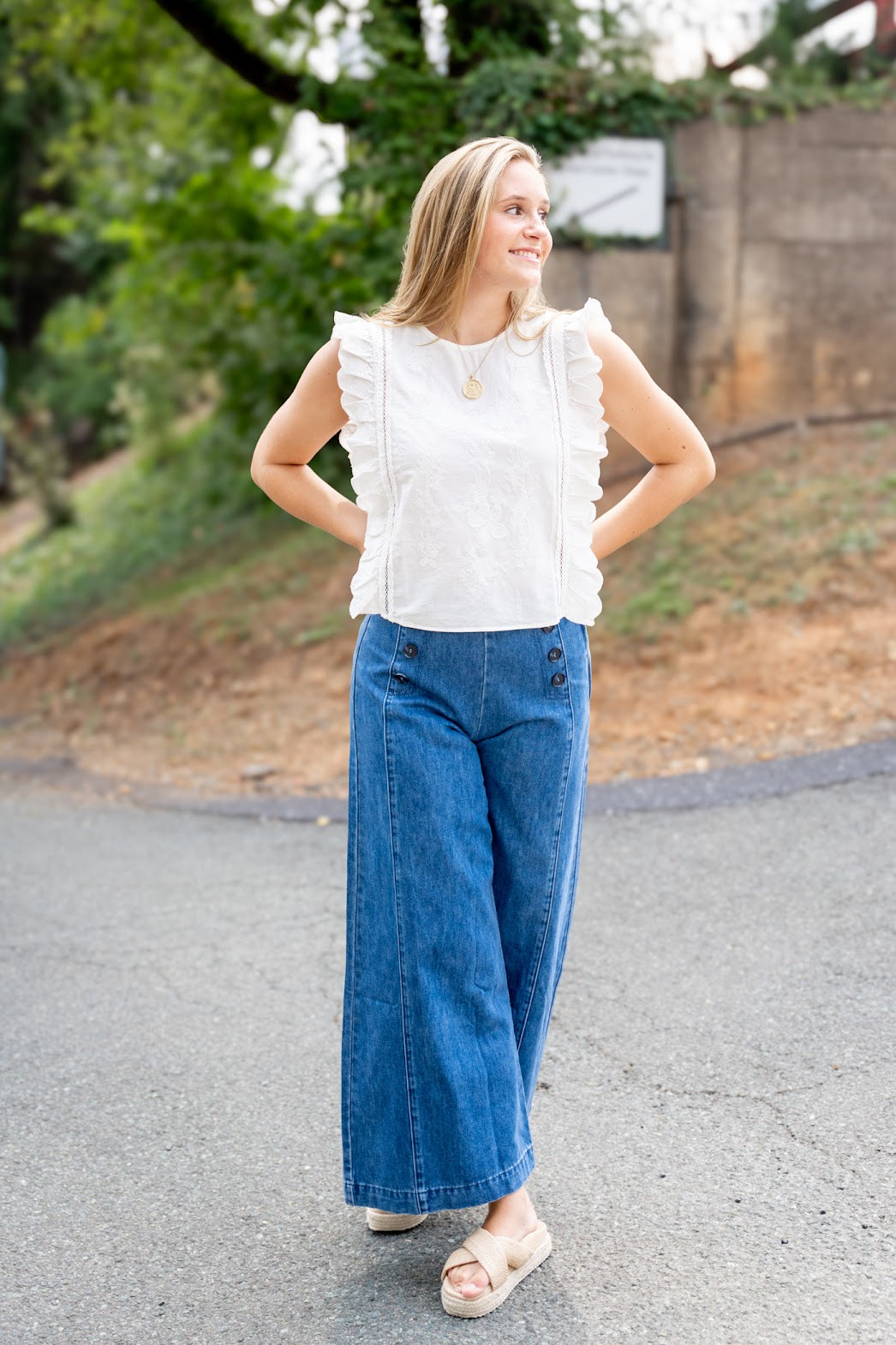 Sailor Wide Leg Jeans