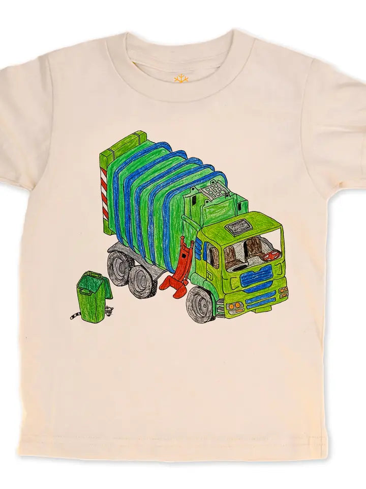Trash Truck - Kids Organic Tee/Long Sleeve