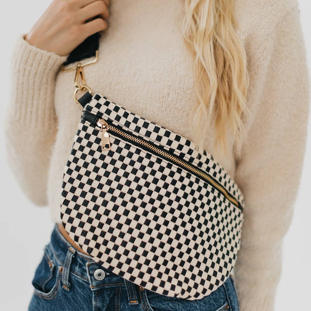 Westlyn Woven Bum Bag *NEW COLORS ADDED*: Cream
