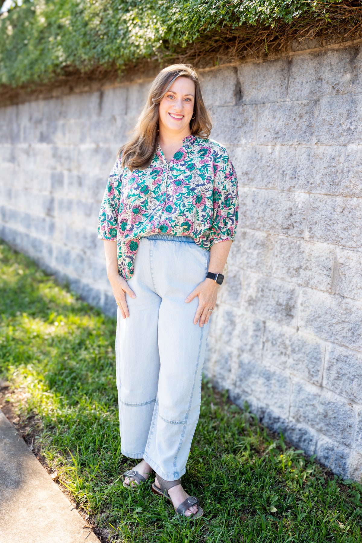 Pippa Washed Denim Pants