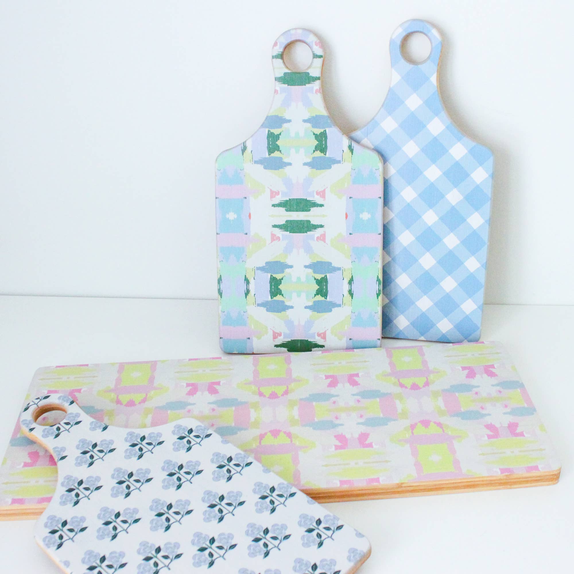 Charcuterie Serving Board w/Handle - Betsy: Green