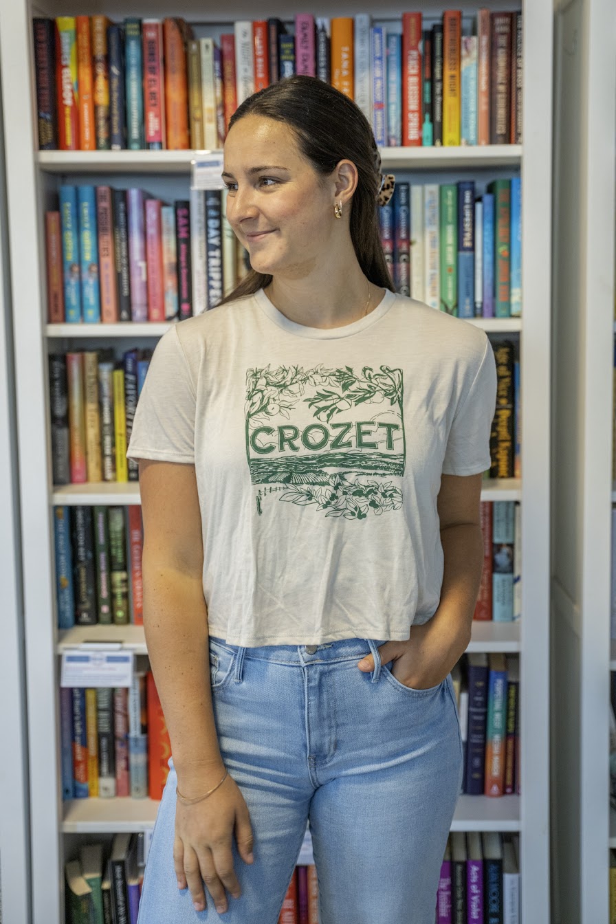 Crozet Mural Sketch Cropped Tee