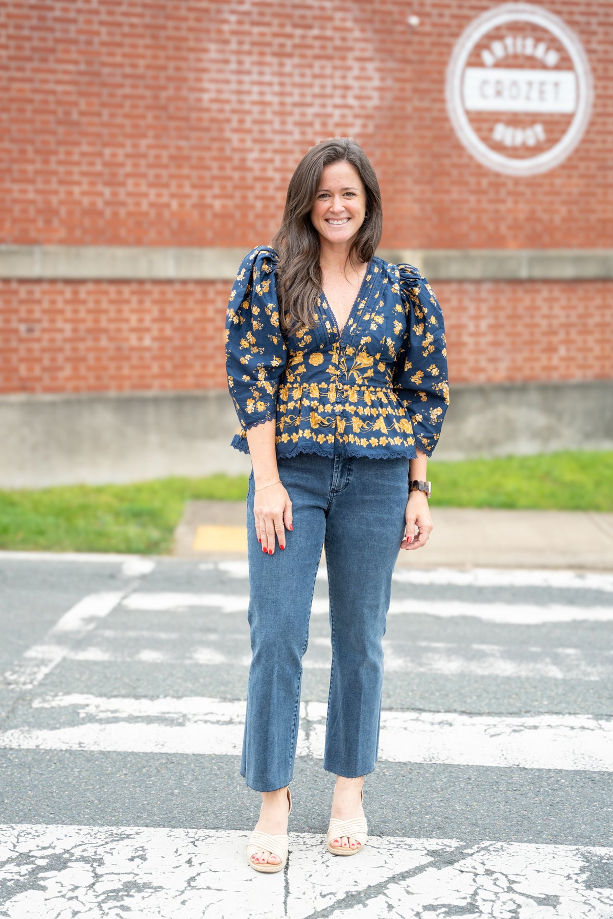 Arya Navy & Gold Blouse