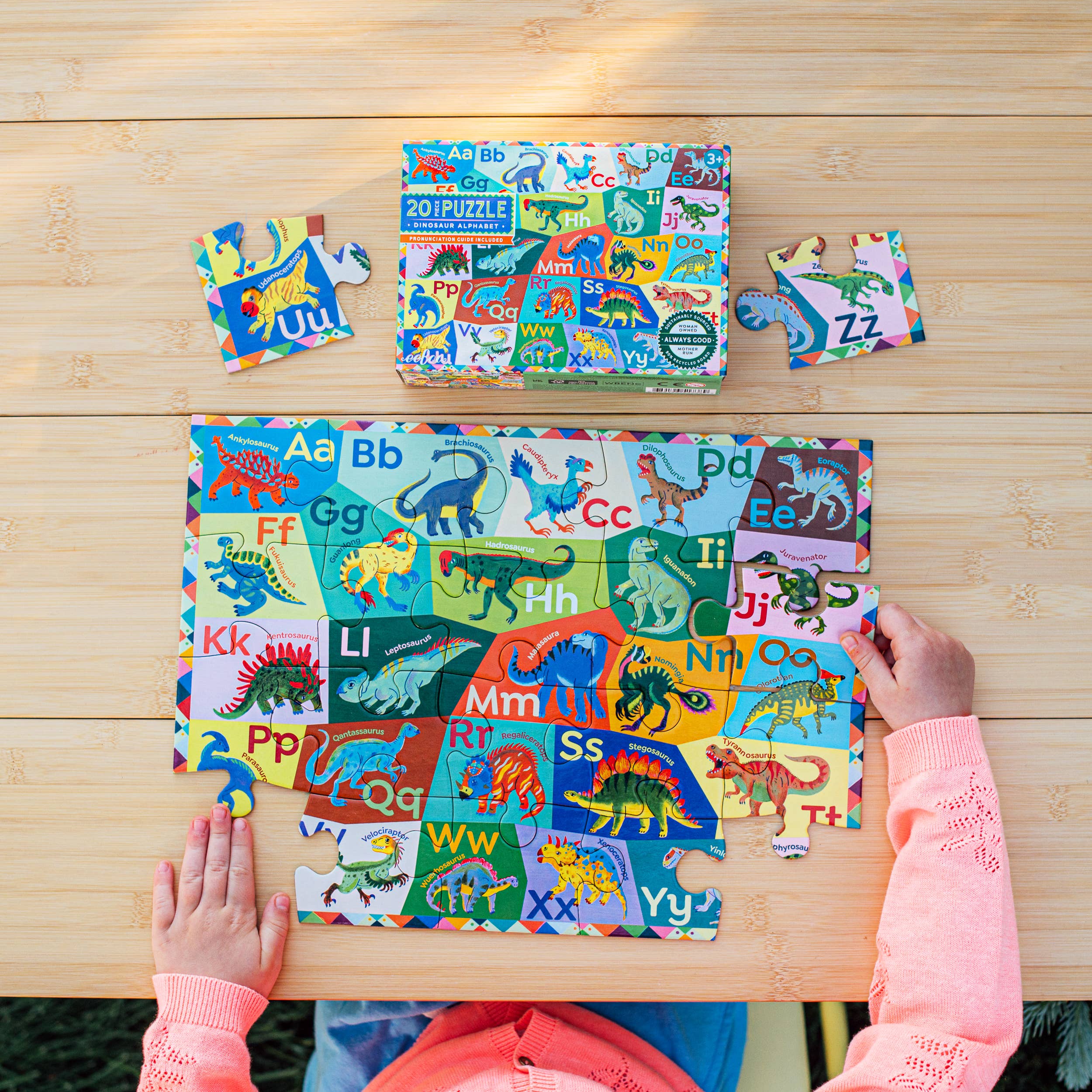 Dinosaur Alphabet 20 Piece Puzzle