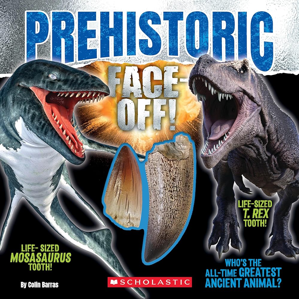 Prehistoric Face-Off! (Face-Off book with replica teeth) cover image