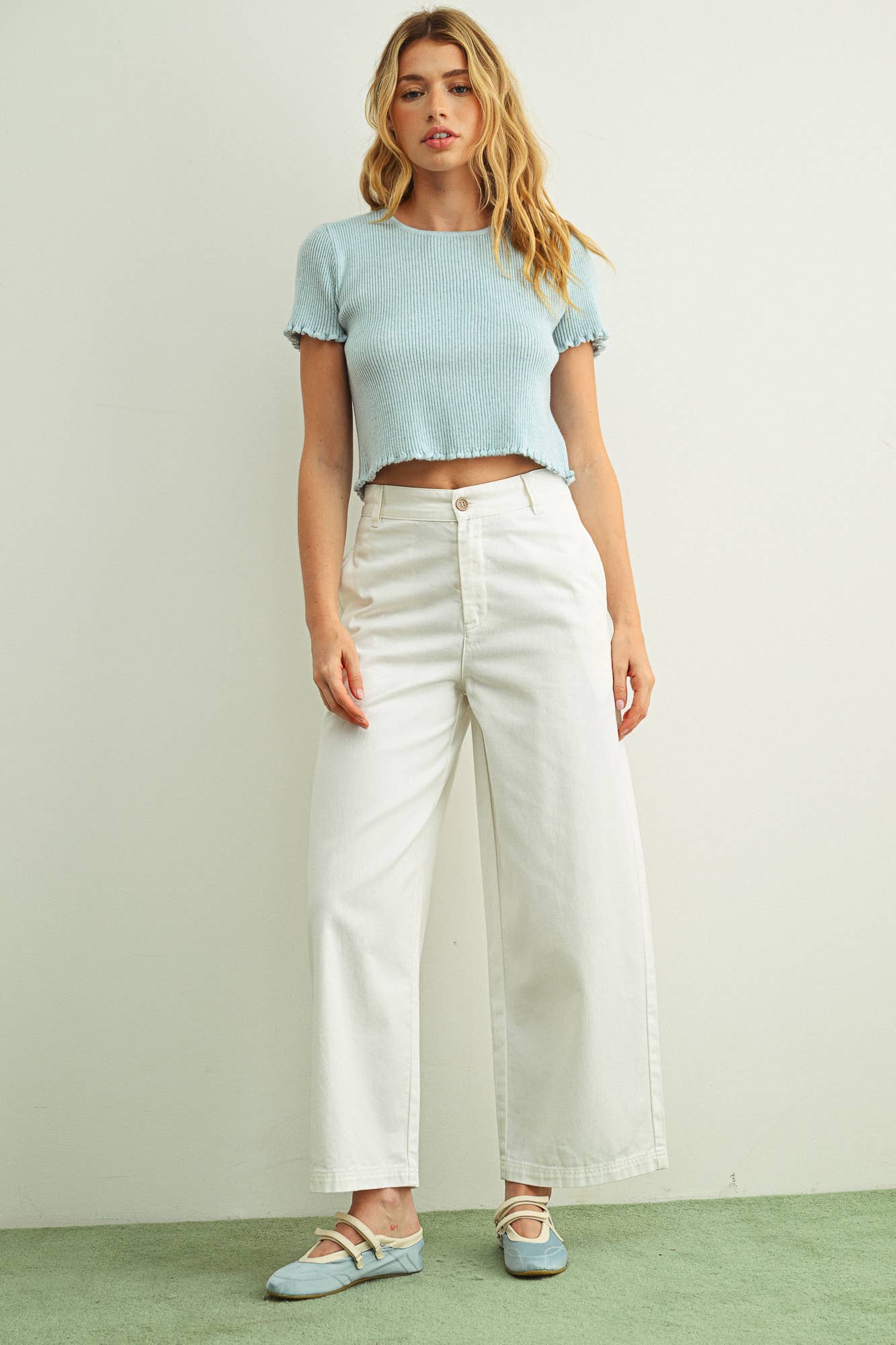 Cotton Barrel Pants