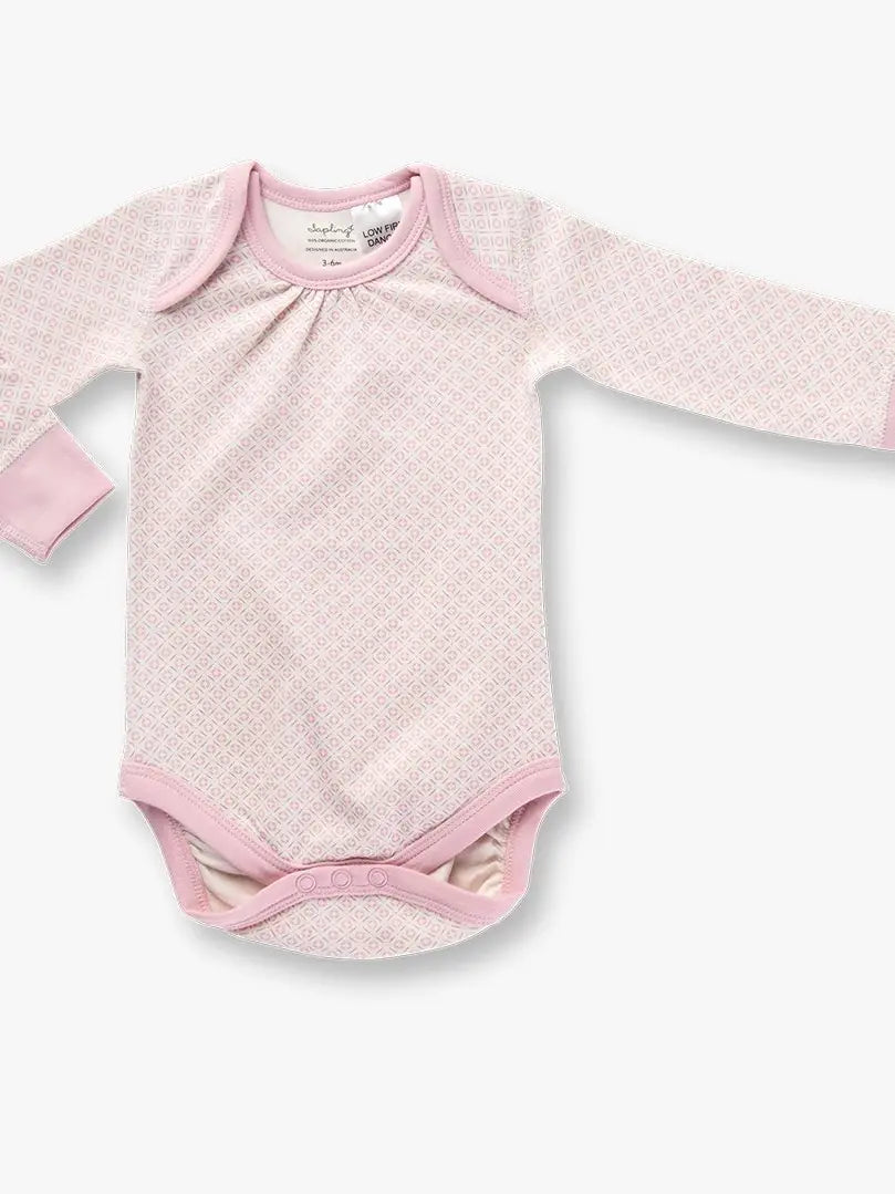 Dusty Long Sleeve Baby Bodysuit