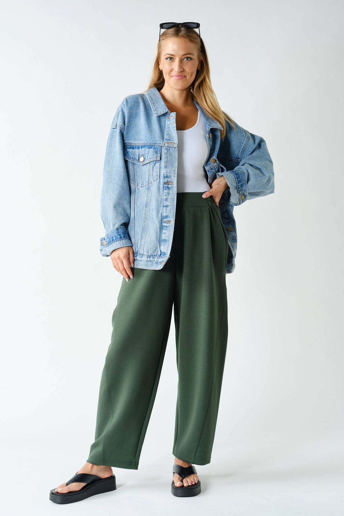 Boxy-Cut Denim Jacket