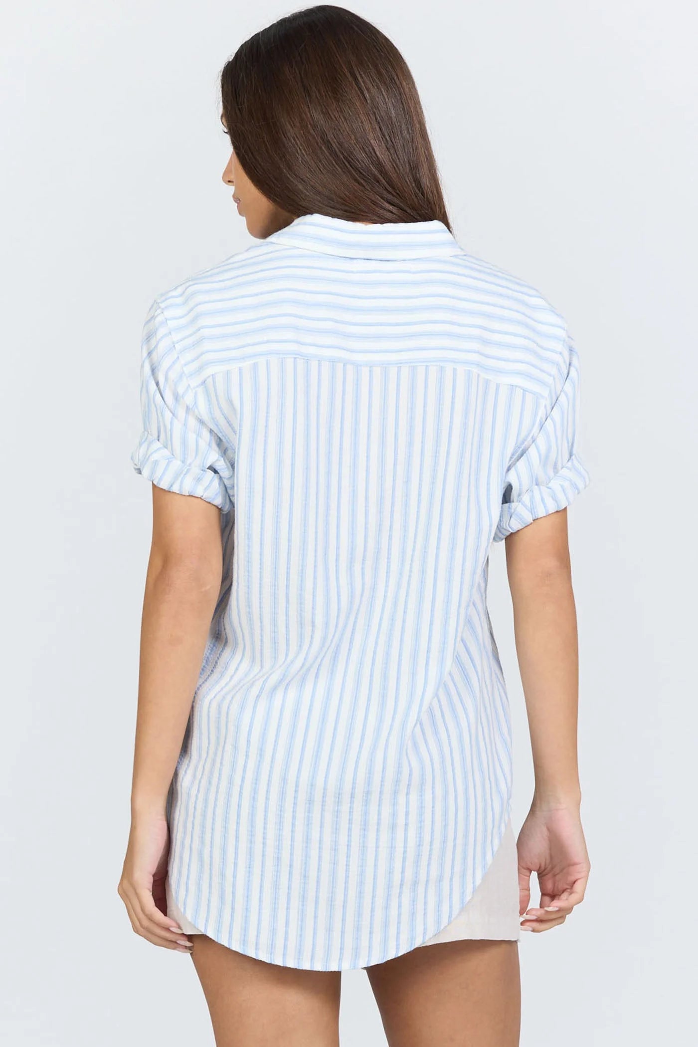 The Benning Top in Skyway Stripe