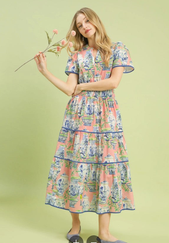 Eden Charm Midi Dress