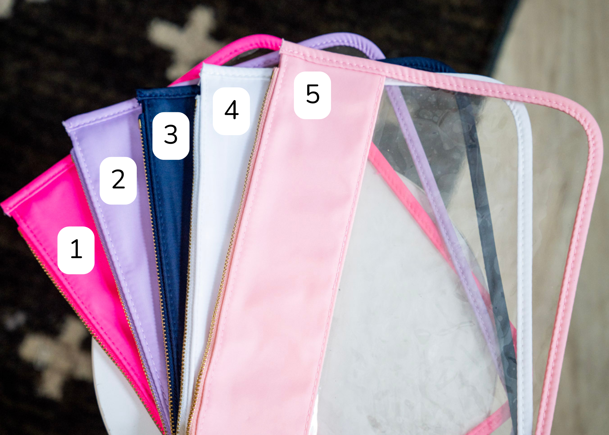 Nylon Top Clear Pouch